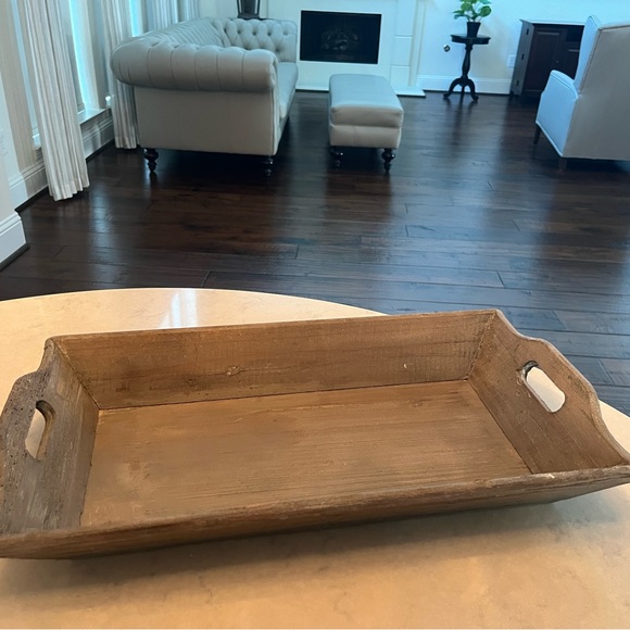 Reclaimed Wood Tray Purchased from Magnolia Market, Waco, Texas - Picture 2 of 7